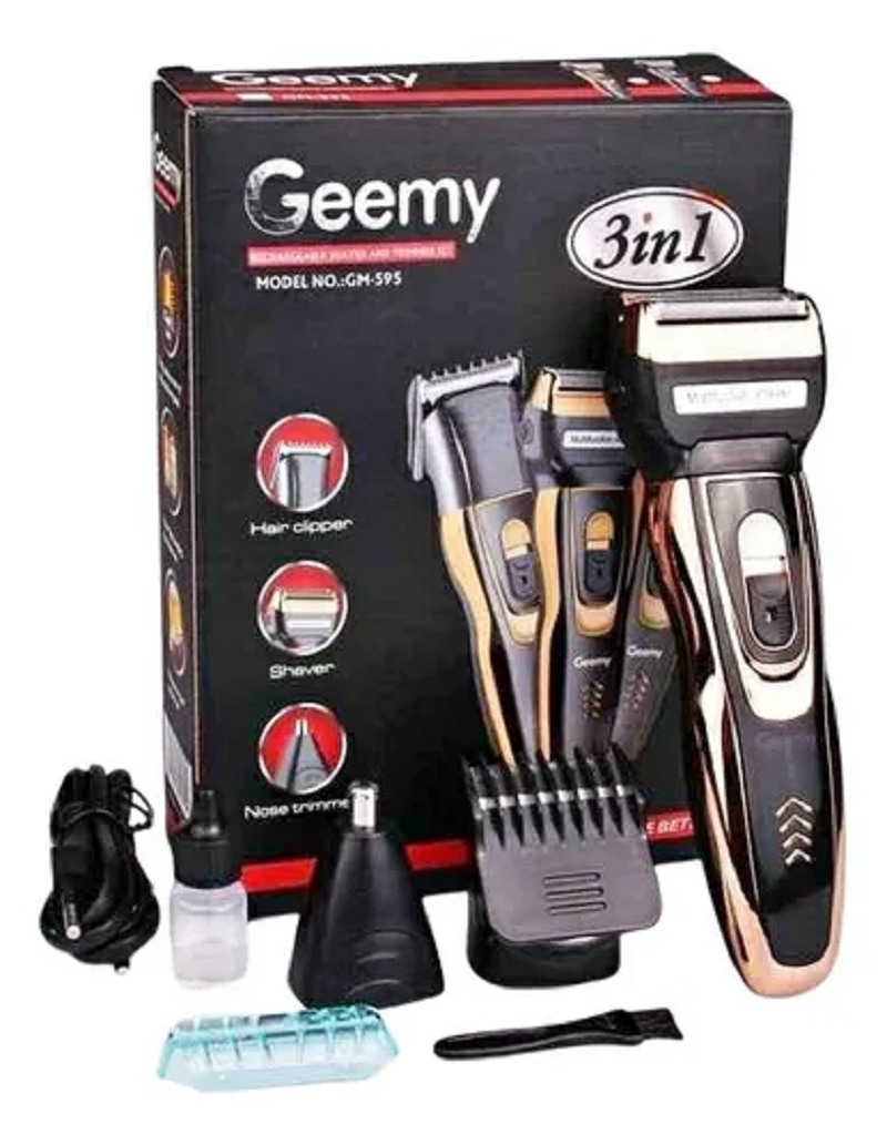 Maquina De Afeitar  3 En 1 Recargable